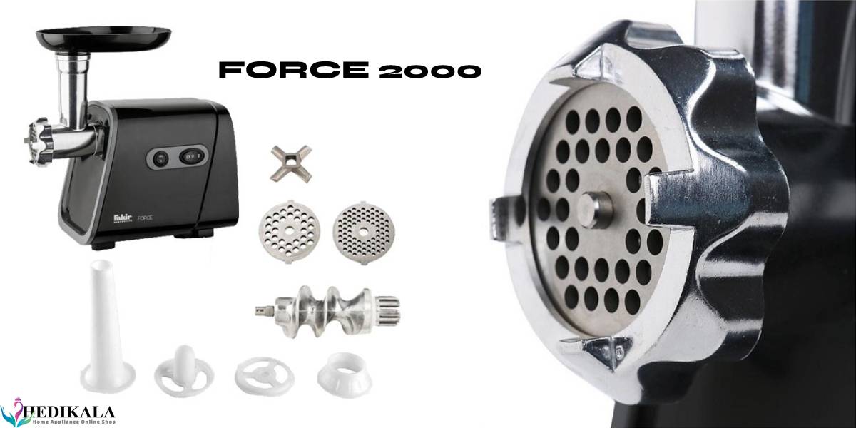 قابلیت درست کردن سوسیس و کبه در چرخ گوشت فکر FAKIR مدل FORCE 2000