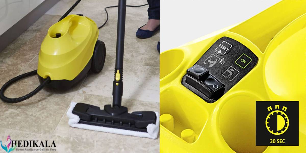 قدرت موتور 1900 وات با فشار 3.5 بار در بخار شور کارچر KARCHER مدل SC3