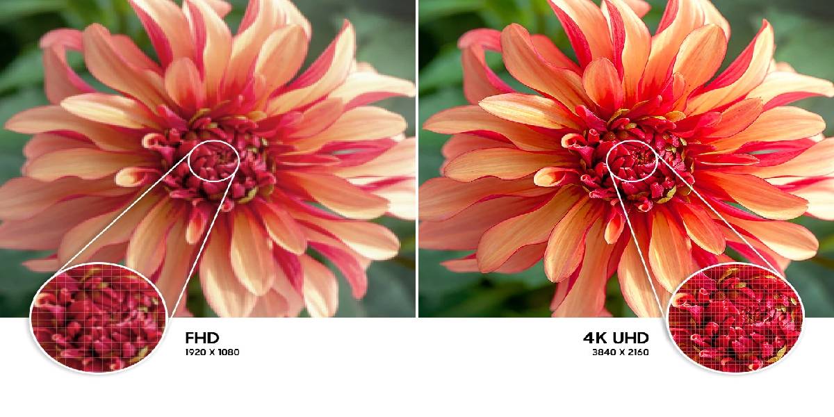 کیفیت تصویر UHD 4K در تلویزیون 75 اینچ 4K سامسونگ SAMSUNG مدل 75AU7500