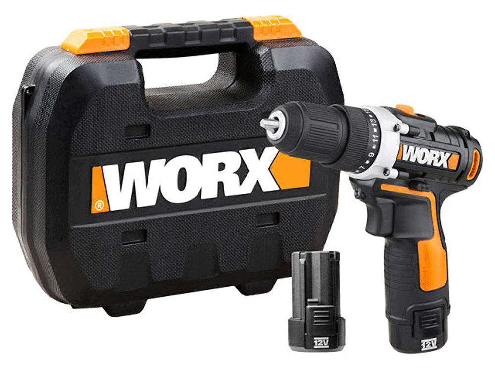 نگاهی کلی به دریل شارژی 12 ولت ورکس مدل WORX WX128.4﻿﻿