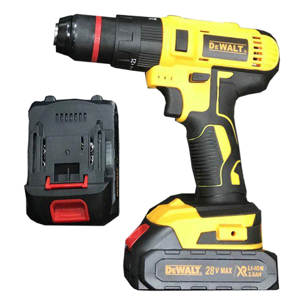 نگاهی کلی به دریل شارژی 28 ولت دیوالت Dewalt Cordless Drill﻿﻿